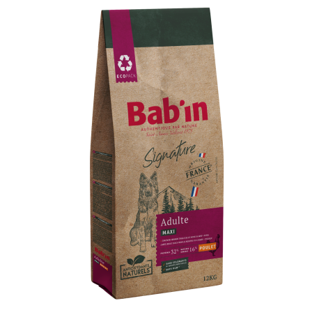 BAB'IN SIGNATURE Maxi Adulte - Poulet 12KG