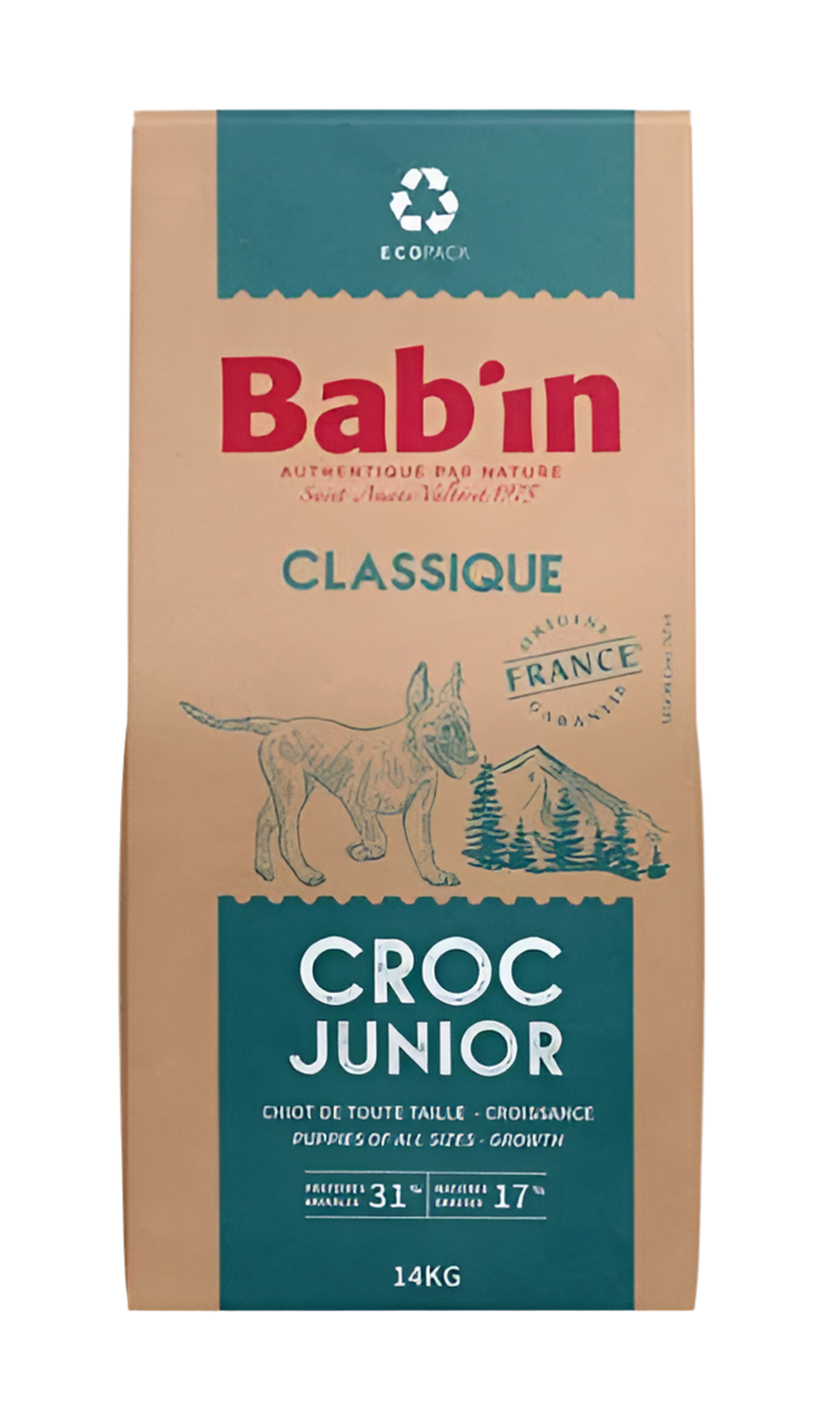 BAB'IN CLASSIQUE Croc Junior - Poulet 14KG