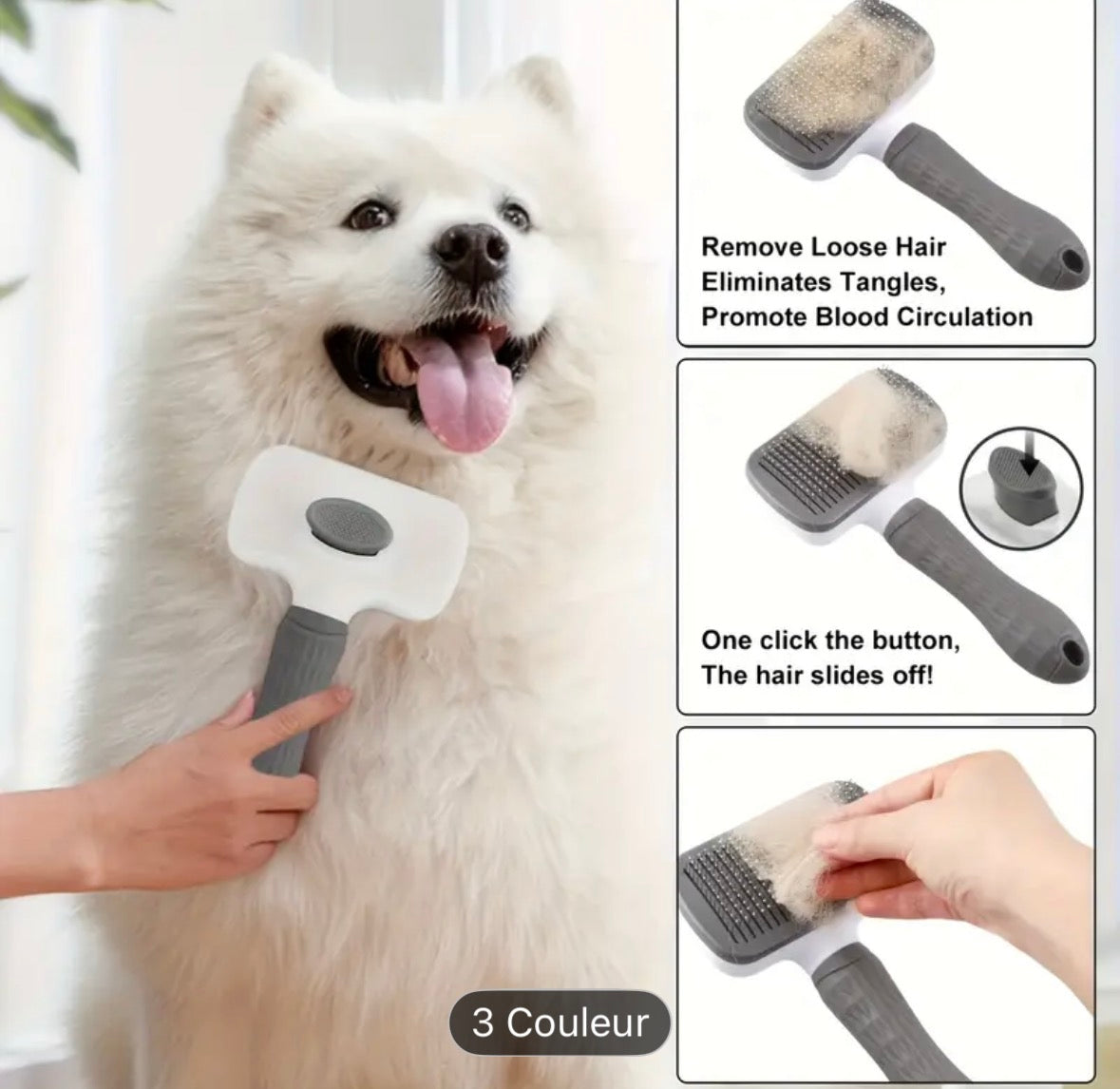 Brosse de toilettage